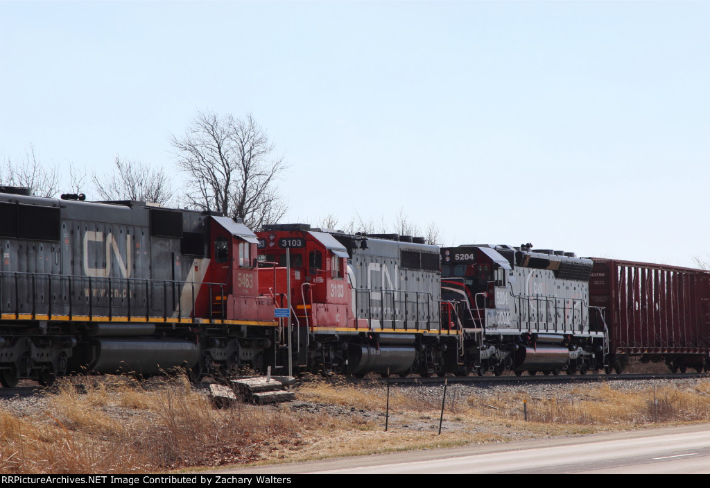 CN 5463 IC 3103 CCGX 5204